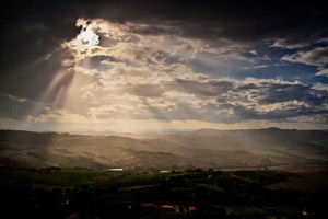 Montepulciano pozdní odpoledne