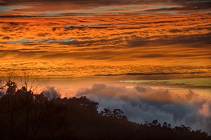 Západ slunce v Kordillerách